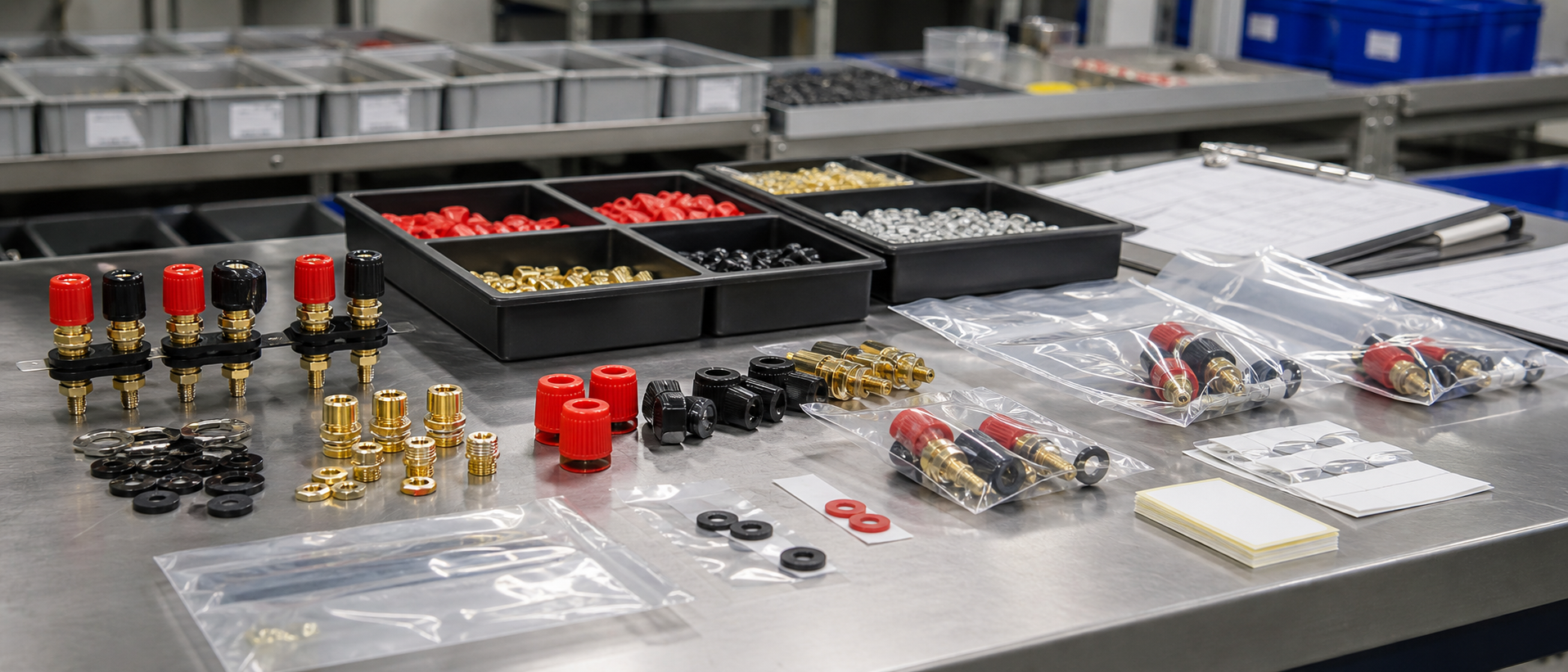 Terminal component assembly and packaging preparation for OEM supply